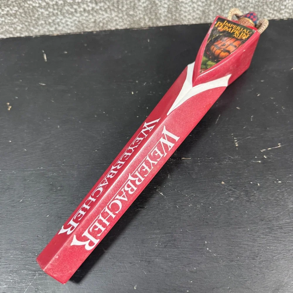Weyerbacher Imperial Pumpkin Ale Beer Tap Handle Red Jester Halloween Barware
